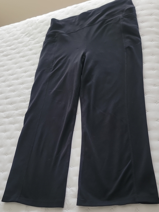 Skechers Pants - Skechers Go Walk Women’s Black Active Pants Cropped, L